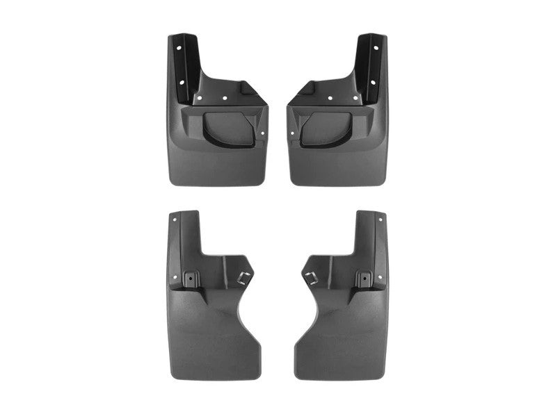 WeatherTech No Drill Front & Rear MudFlaps - Black