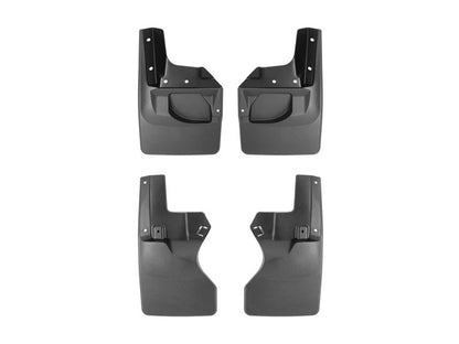 WeatherTech No Drill Front & Rear MudFlaps - Black