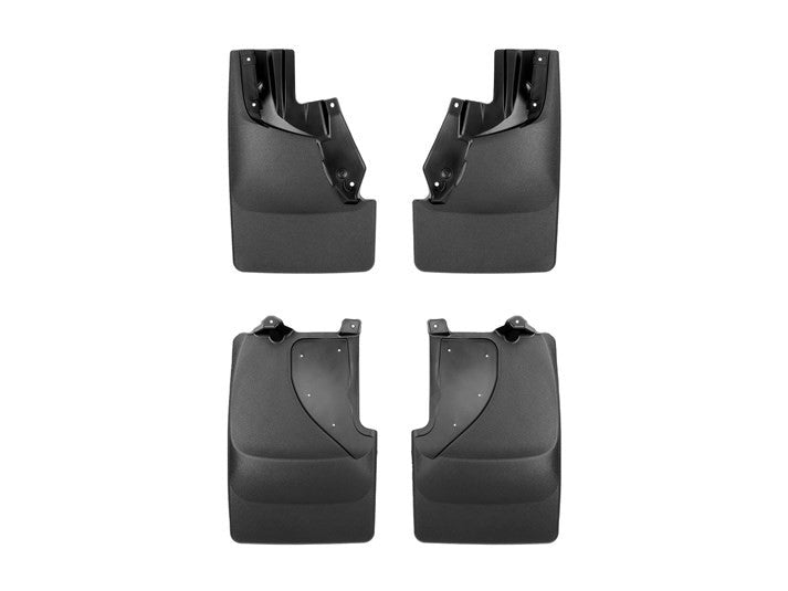 WeatherTech 22-24 Ford Bronco Raptor (No Sport) No Drill Front & Rear MudFlaps - Black - 110162-120162