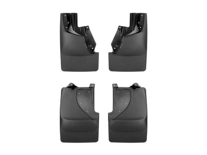 WeatherTech 22-24 Ford Bronco Raptor (No Sport) No Drill Front & Rear MudFlaps - Black - 110162-120162