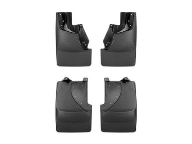 WeatherTech No Drill Front & Rear MudFlaps For 2022+ Ford Bronco Raptor - Black - 110162-120162