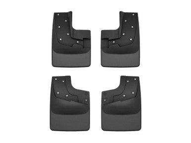 WeatherTech Front & Rear No Drill MudFlaps For 2024-25 Ford Ranger Raptor - Black - 110187-120187