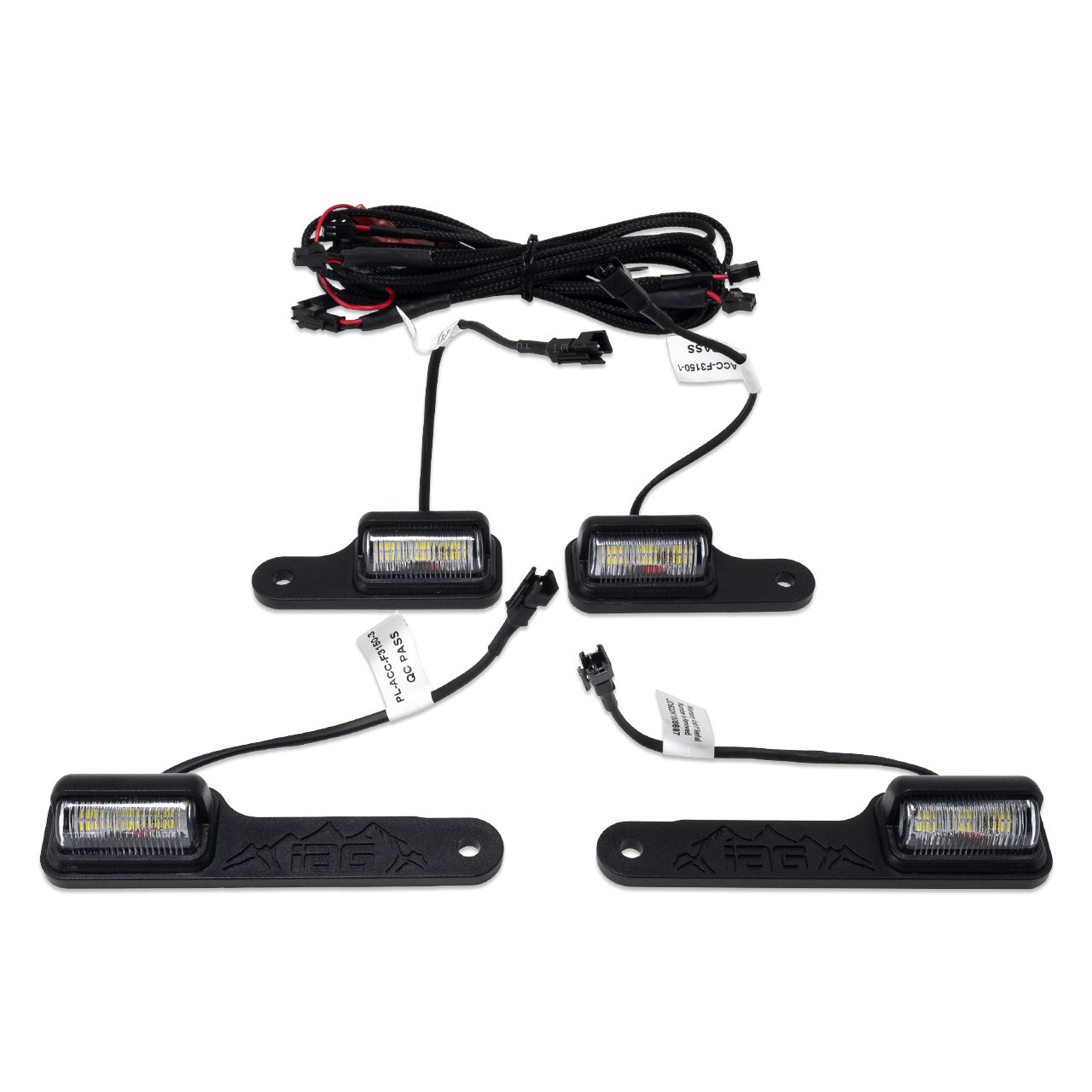 IAG 4PC Interior LED Dome Light Kit V2 with Harness For 2021+ Ford Bronco