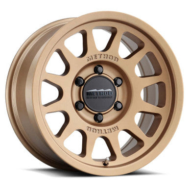 Method MR703 17x9 / -12mm Offset / 71.5mm Bore / 5x5 BP / 4.8in BS - Method Bronze Wheel - MR70379050912N