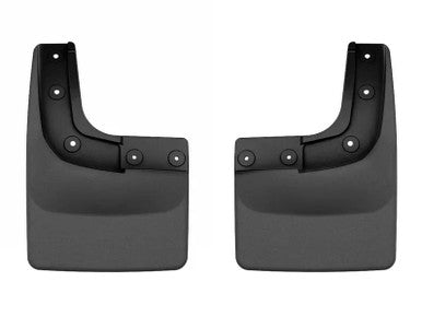 WeatherTech No Drill Rear MudFlaps For 2024+ Ford Ranger - Black - 120186