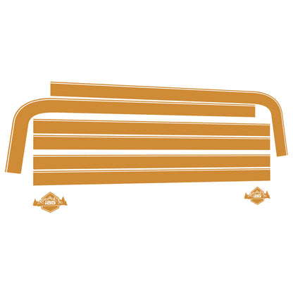 IAG Off-Road Boss Style Vinyl Side Stripe Kit fits 2021+ Ford Bronco 2 Door