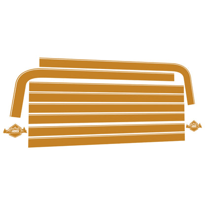 IAG Off-Road Boss Style Vinyl Side Stripe Kit for 2021+ Ford Bronco 4 Door