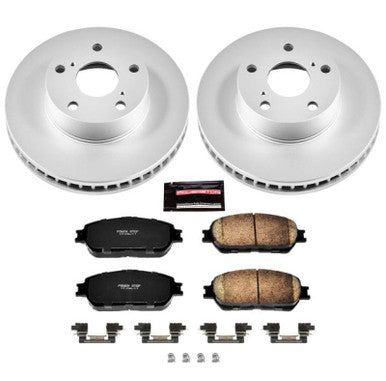 Power Stop 05-15 Toyota Tacoma Front Z17 Evolution Geomet Coated Brake Kit - CRK5431