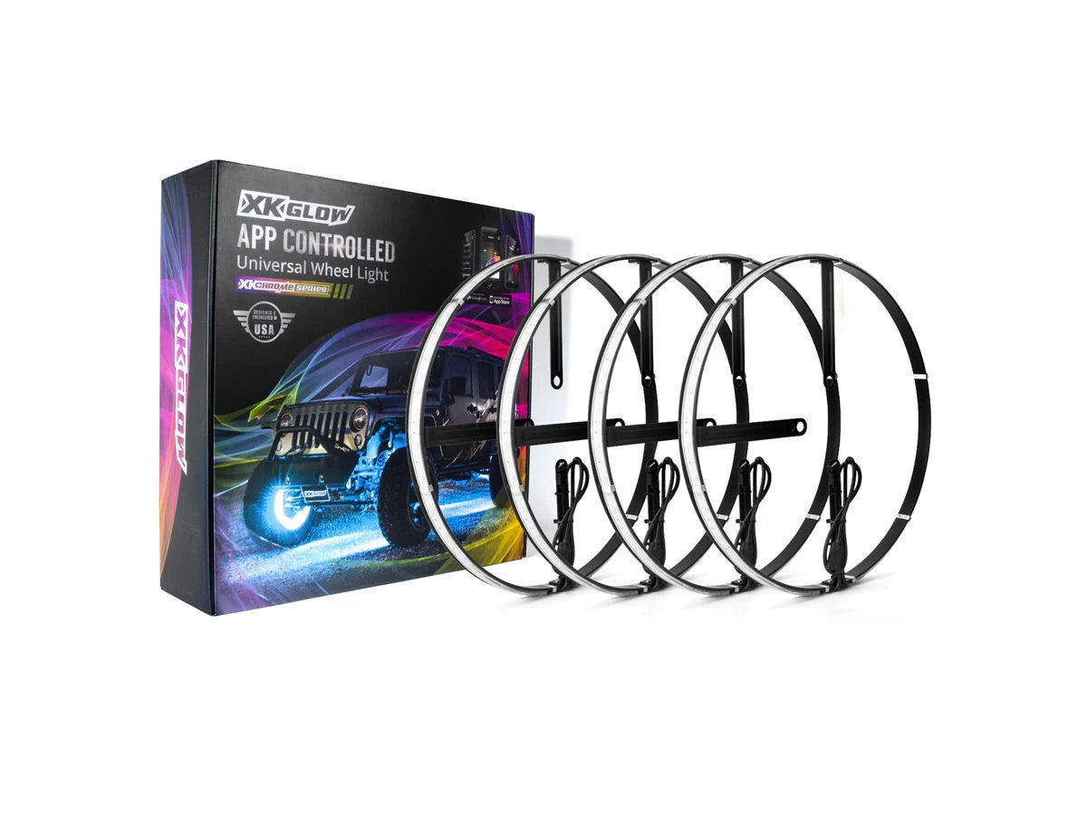 XK Glow XKalpha RGBW Wheel Ring Light Kit (NO CONTROLLER) - AP-WHEEL-KIT-NC