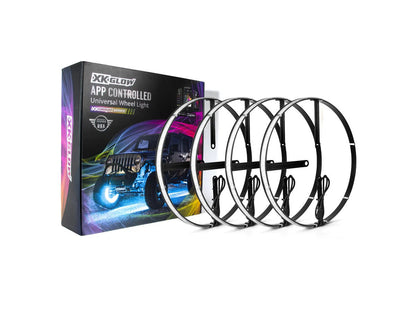 XK Glow XKalpha RGBW Wheel Ring Light Kit (NO CONTROLLER) - AP-WHEEL-KIT-NC