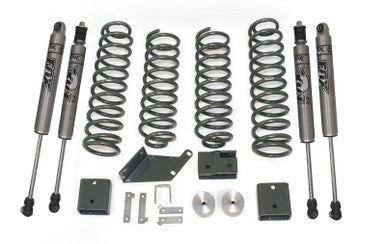 MaxTrac 07-18 Jeep Wrangler JK 2WD/4WD 3in/3in Coil Lift Kit w/FOX Shocks - K889730F