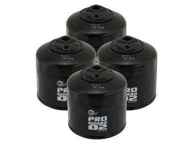 aFe Pro GUARD D2 Oil Filter 13-17 Scion FR-S / Subaru BRZ H4-2.0L (4 Pack) - 44-LF018-MB