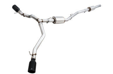 AWE Tuning 20-21 Jeep Gladiator JT 3.6L Tread Edition Cat-Back Dual Exhaust - Diamond Black Tip - 3015-33101