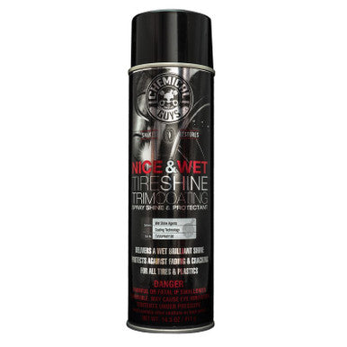 Chemical Guys Nice & Wet Tire Shine Protective Coating for Rubber/Plastic - Case of 6 - TVDSPRAY101