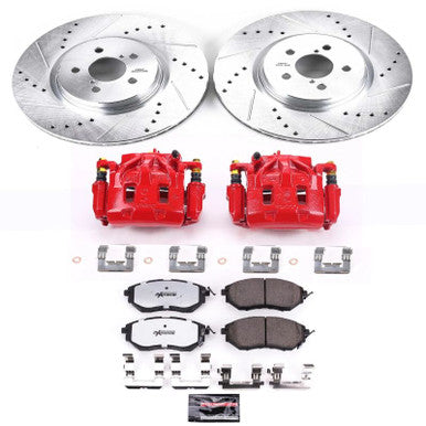 Power Stop 10-14 Subaru Outback Front Z26 Street Kit w/Cals - KC285-26
