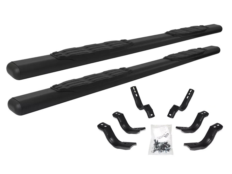 Go Rhino 04-14 Ford F-150 5in 1000 Series Complete Kit w/Sidestep + Brkts - 105412687T