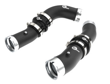 aFe BladeRunner 2-1/2 IN & 3 IN Aluminum Hot and Cold Charge Pipe Kit For 2024+ Toyota Tacoma - Black - 46-20724-B