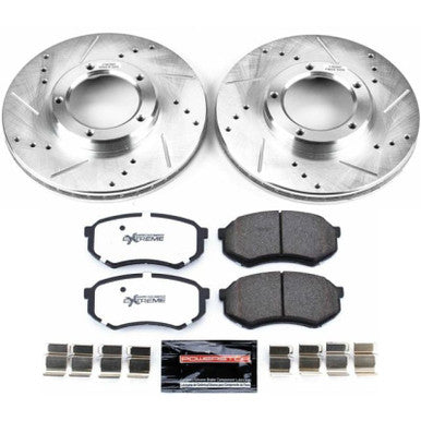 Power Stop Z36 Truck & Tow Front Brake Kit For 1995-04 Toyota Tacoma - K1232-36
