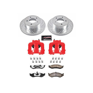 Power Stop 99-01 Jeep Cherokee Front Z36 Truck & Tow Brake Kit w/Calipers - KC2152-36