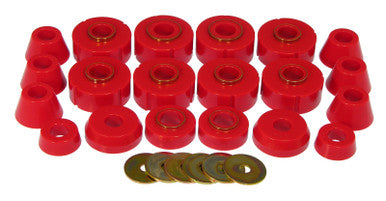Prothane 78-79 Ford Bronco Body Mount Kit - Red - 6-103