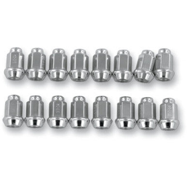 Raceline Conical Lug Nuts - 3/8in-24 - 16 Pack - Chrome - RLUG-BX13C