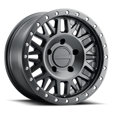 Raceline 951B Ryno 17x9in / 6x139.7 BP / -12mm Offset / 106.1mm Bore - Satin Black Wheel - 951B-79060-12