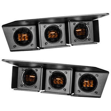 Oracle High 21-23 Ford Bronco Triple LED Fog Light kit for Steel Bumper - 5890-005