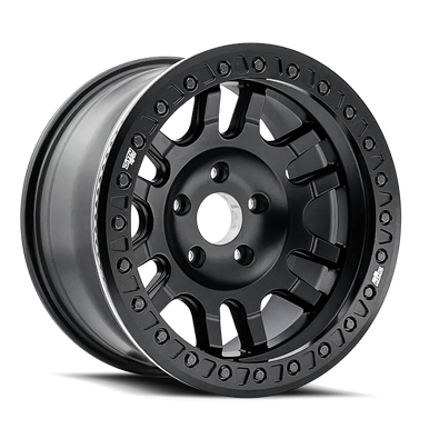 Dirty Life 9314 Canyon Race 17x9 / 8x165.1 BP / -12mm Offset / 130.8mm Hub Matte Black Wheel - 9314-7981MB12