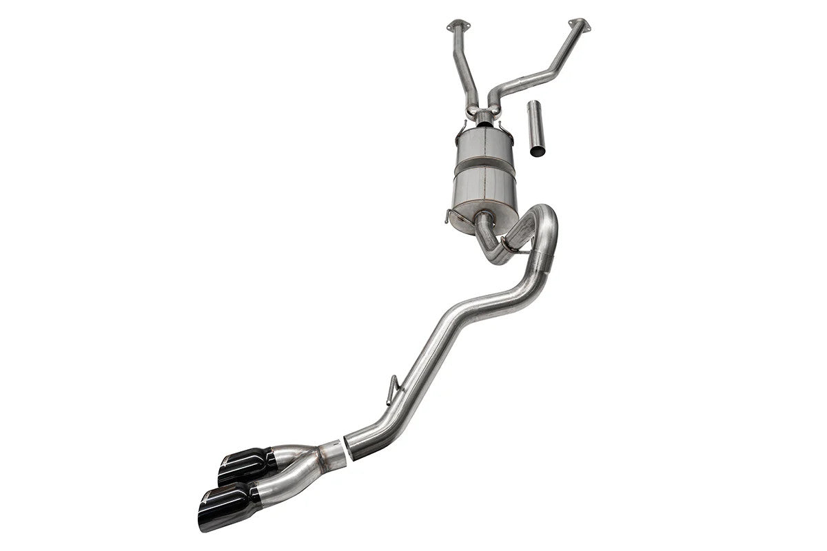 Corsa 22-24 Toyota Tundra 4WD 3in Sport Cat-Back Side Exit Exhaust System w/ Twin 4in Polished Tips - 21245