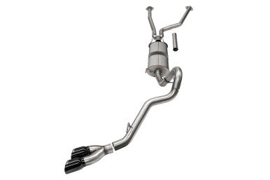 Corsa 22-24 Toyota Tundra 4WD 3in Sport Cat-Back Side Exit Exhaust System w/ Twin 4in Polished Tips - 21245