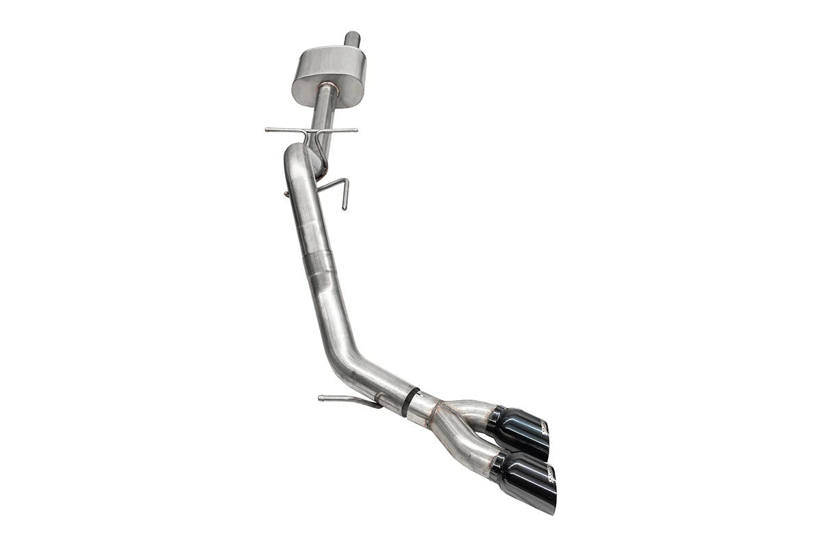 Corsa 2024-2025 Ford Ranger 3in Cat-Back Exhaust 4in Polished Pro-Series Slash Cut Twin Tip - 21246