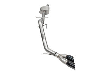 Corsa 2024-2025 Ford Ranger 3in Cat-Back Exhaust 4in Polished Pro-Series Slash Cut Twin Tip - 21246