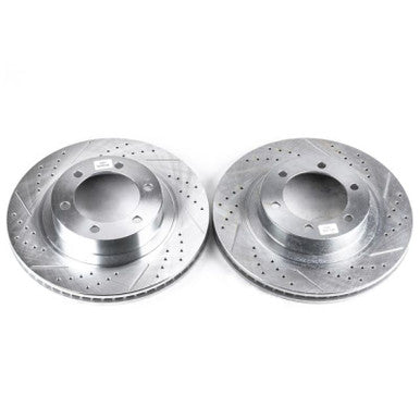 Power Stop 03-09 Lexus GX470 Front Evolution Drilled & Slotted Rotors - Pair - JBR975XPR