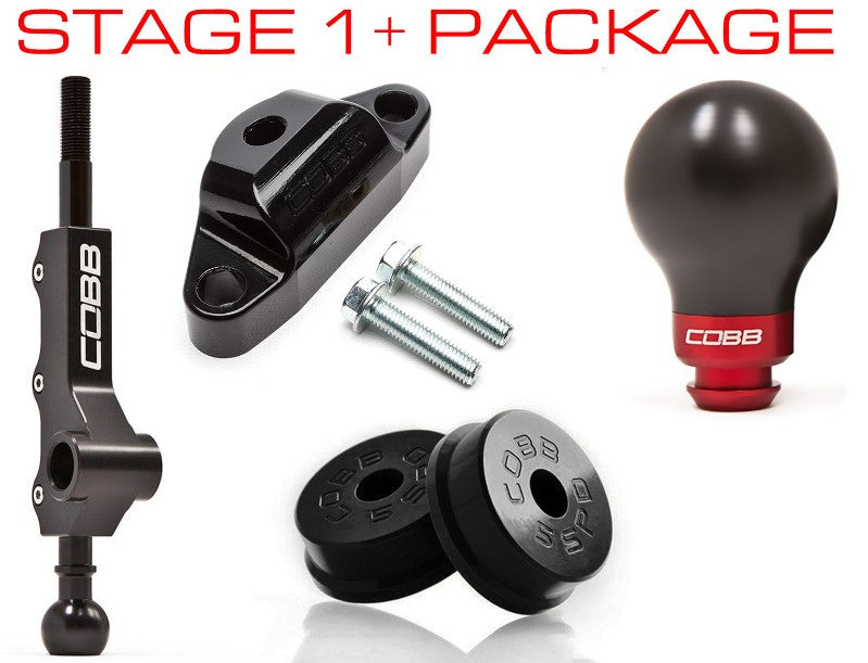 Cobb Subaru 08+ WRX / 05-09 LGT/OBXT / 06-08 FXT 5-Speed Stage 1+ Drivetrain Package - Stealth Black