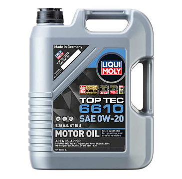 LIQUI MOLY 5L Top Tec 6610 Motor Oil SAE 0W20 - 22190