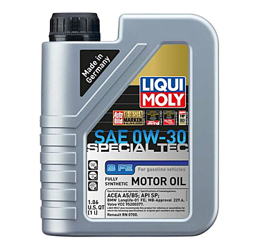 LIQUI MOLY 20L Special Tec B FE Motor Oil SAE 0W30 - 22269