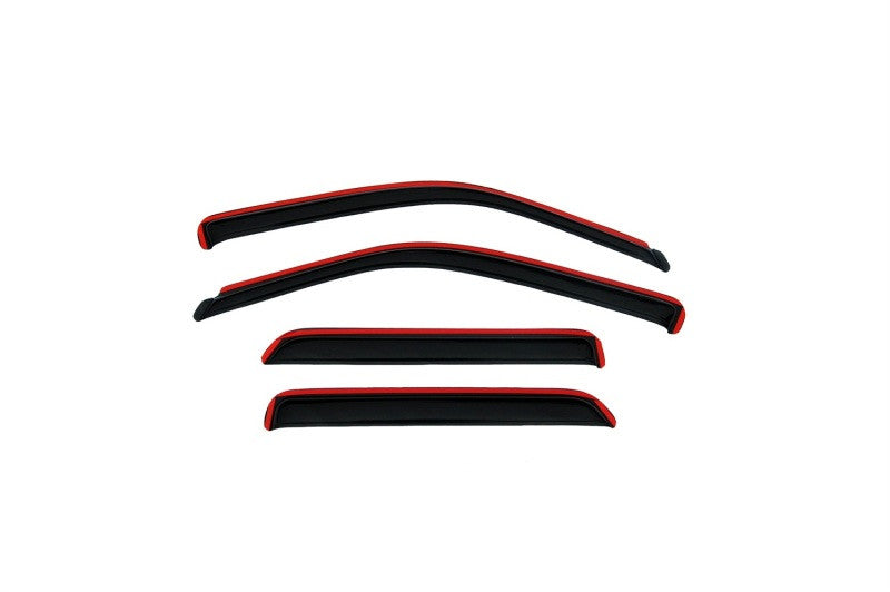 AVS In-Channel Ventvisor Window Deflectors 4pc For 2024+ Toyota Tacoma - Smoke - 194270