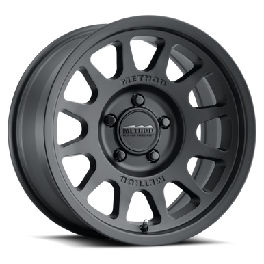 Method MR703 17x8.5 +35mm Offset 5x150 110.5mm CB Matte Black Wheel - MR70378558535