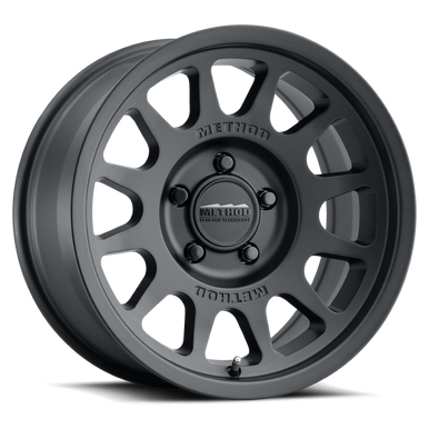 Method MR703 17x8.5 0mm Offset 5x150 110.5mm CB Matte Black Wheel - MR70378558500