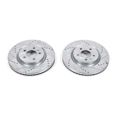 Power Stop 11-19 Ford Explorer Front Evolution Drilled & Slotted Rotors - Pair - AR85137XPR