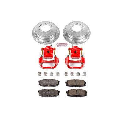 Power Stop Z36 Truck & Tow Rear Brake Upgrade Kit w/ Calipers For 2007-15 Toyota Tundra, 08-15 Sequoia - KC3073-36