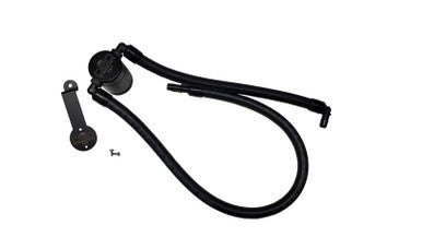 J&L 2021-2025 Jeep Wrangler 392 Oil Separator 3.0 Passenger Side - Black Anodized - 3072P-B