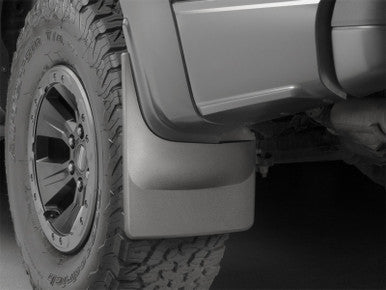 WeatherTech 2017+ Ford Raptor No Drill Mudflaps - Black - 120073