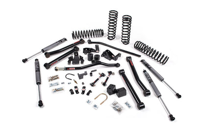 JKS 07-18 Jeep JK J-Konnect 4Dr 3.5in System w/ Fox Adventure Series Shocks - JSPEC113KFA