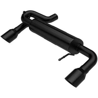 MagnaFlow 2021+ Ford Bronco 2.3L I-4 Axle-Back Exhaust w/ Dual Split Rear Style Exit- Black Tips - 19555
