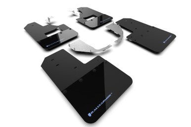 Rally Armor Black Mud Flap w/ Area Blue Logo for 2021-25 Ford Bronco RB-ST - MF85-RB-ST-ABL