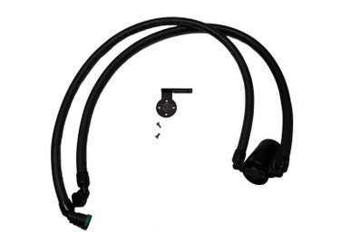 J&amp;L 2021-2025 Ford F-150 3.5L Passenger Side Oil Separator 3.0 - Black Anodized - 3028P-B