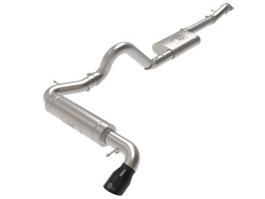 aFe Apollo GT 3in 409 SS Cat-Back Exhaust 2021+ Ford Bronco L4-2.3L (t)/V6-2.7L (tt) w/ Black Tip - 49-43136-B