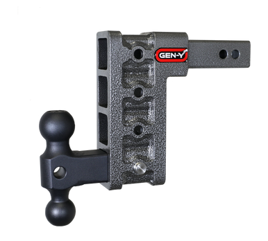 Gen-Y Mega Duty 2in Shank 7.5in Drop 1.5K TW 10K Hitch w/GH-031 Dual-Ball - GH-314