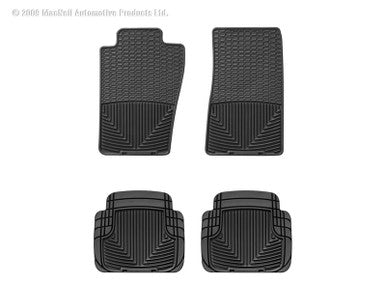 WeatherTech 01-05 Ford Explorer Front & Rear Rubber Mats - Black- W11-W50